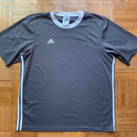 adidas Other - Men's Adidas Gray & White Soccer T Shirt, Medium M